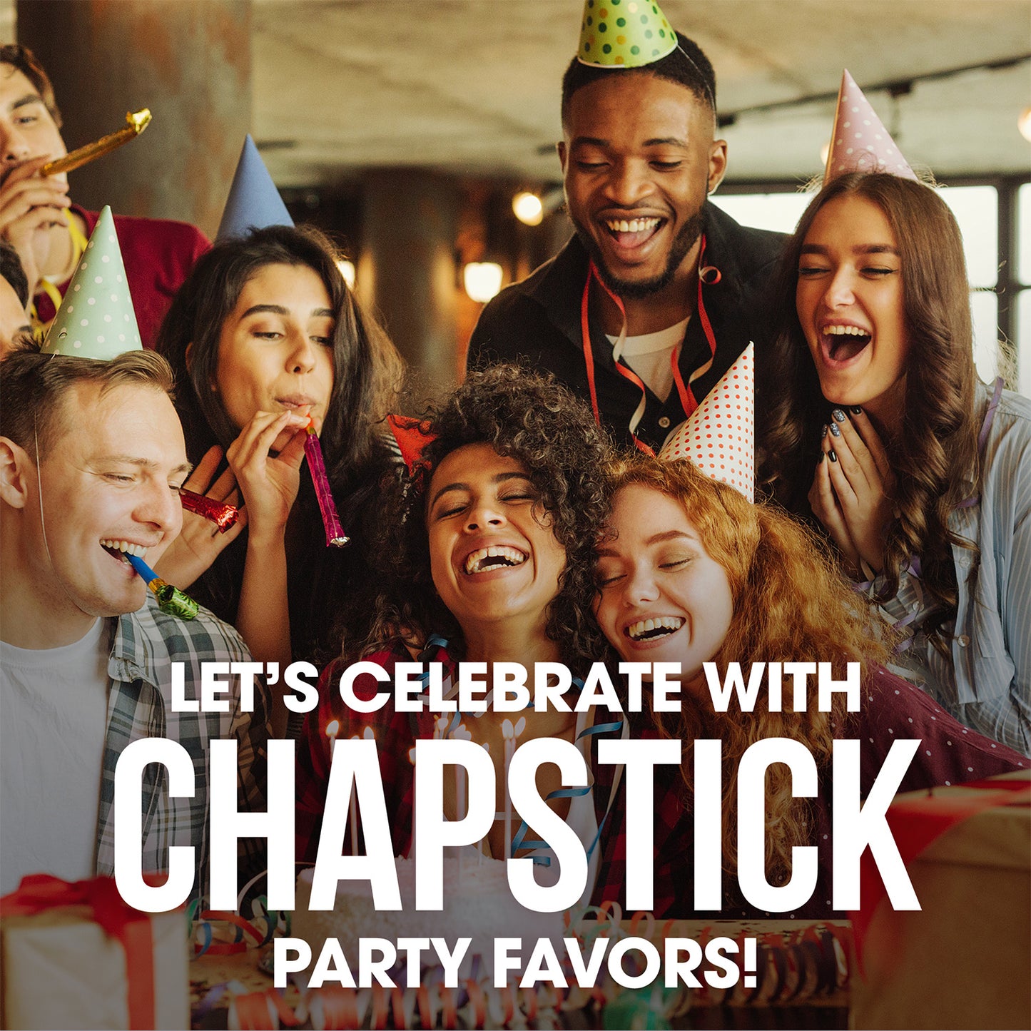 ChapStick Happy Birthday Party Favor Lip Balm Pack, Birthday Cake, Fun Party Favors, Gift Pack (10 Sticks)