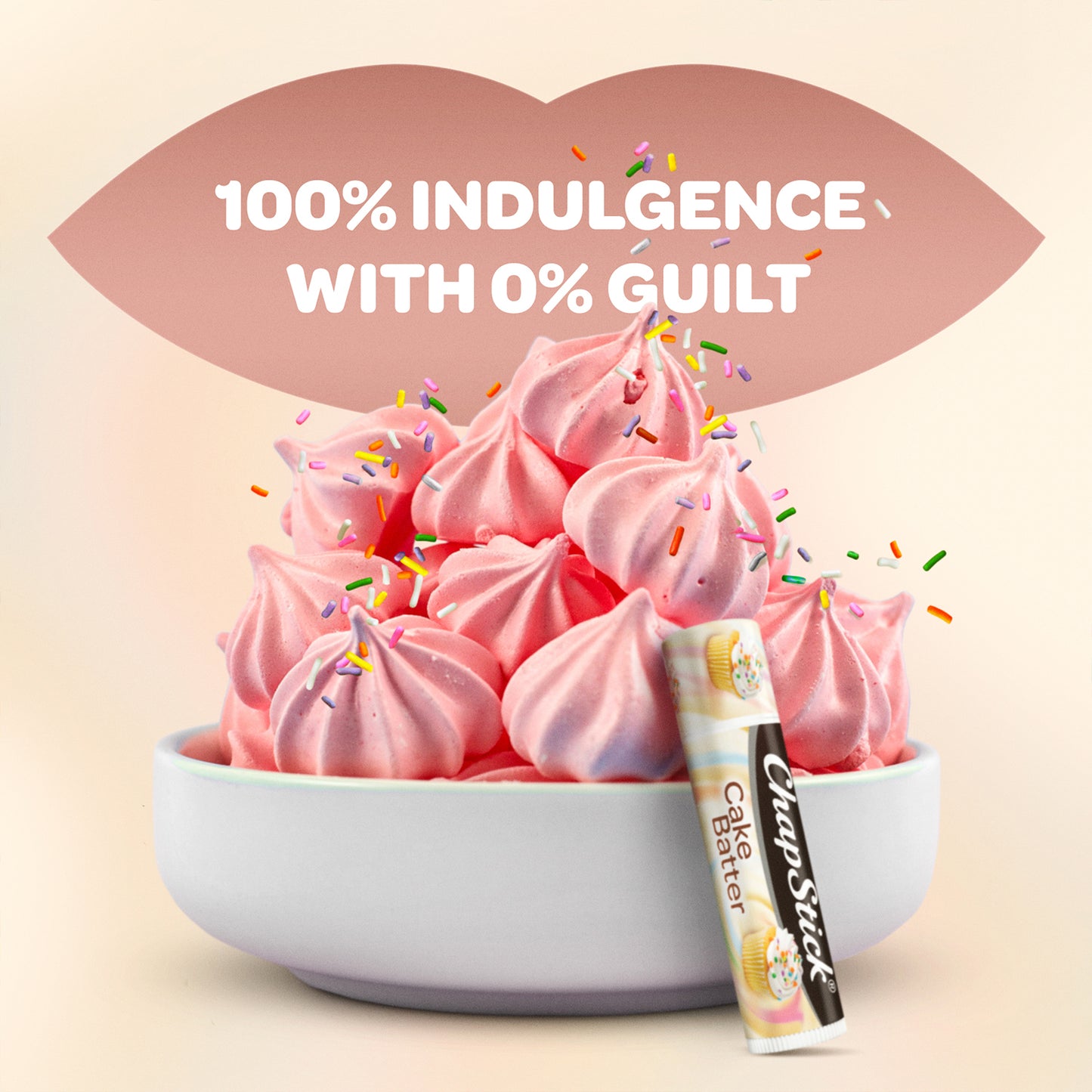 ChapStick Lip Balm, Cake Batter Lip Moisturizer, Fun & Yummy, Party Favors, Gift Pack, 3 Tubes
