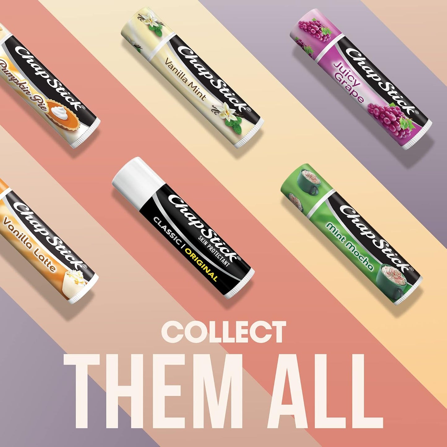 ChapStick Lip Balm, Classic Original, 12-Count in 1 Box – Lip Moisturizer, Christmas Gifts, Stocking Stuffers, .15 Oz Ea