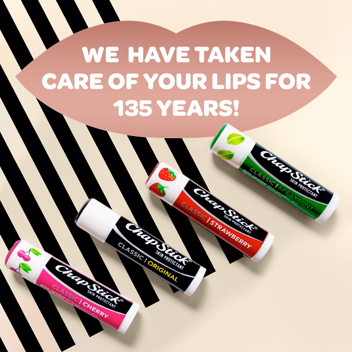 ChapStick Lip Balm, Cake Batter Lip Moisturizer, Fun & Yummy, Party Favors, Gift Pack, 3 Tubes