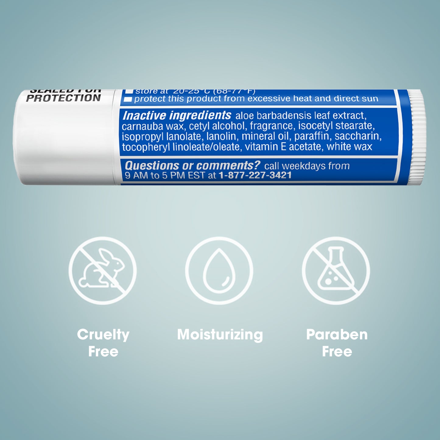 ChapStick Lip Balm, Original + SPF 15 Sun Protection, 8H Lip Moisturizer, 12 Tubes