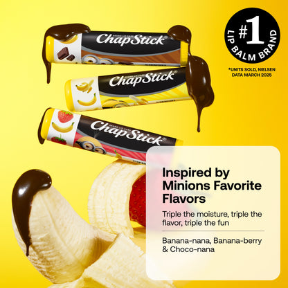 ChapStick Minions Banana-Nana Lip Balm Variety 3-Packs (9 Sticks)