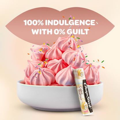 ChapStick Lip Balm, Cake Batter Lip Moisturizer, Fun & Yummy, Party Favors, Gift Pack, 3 Tubes