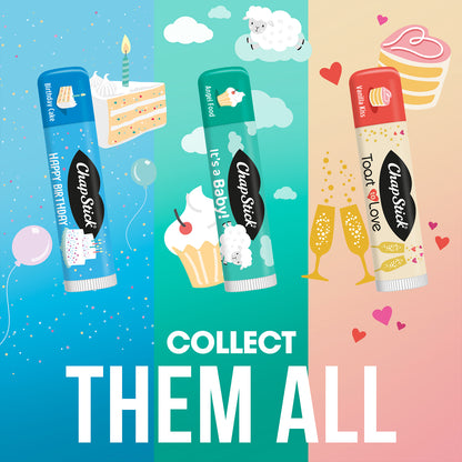 ChapStick Toast to Love Party Favor Lip Balm Pack, Vanilla Kiss, Engagement & Wedding Party Favors, Gift Pack (10 Sticks)