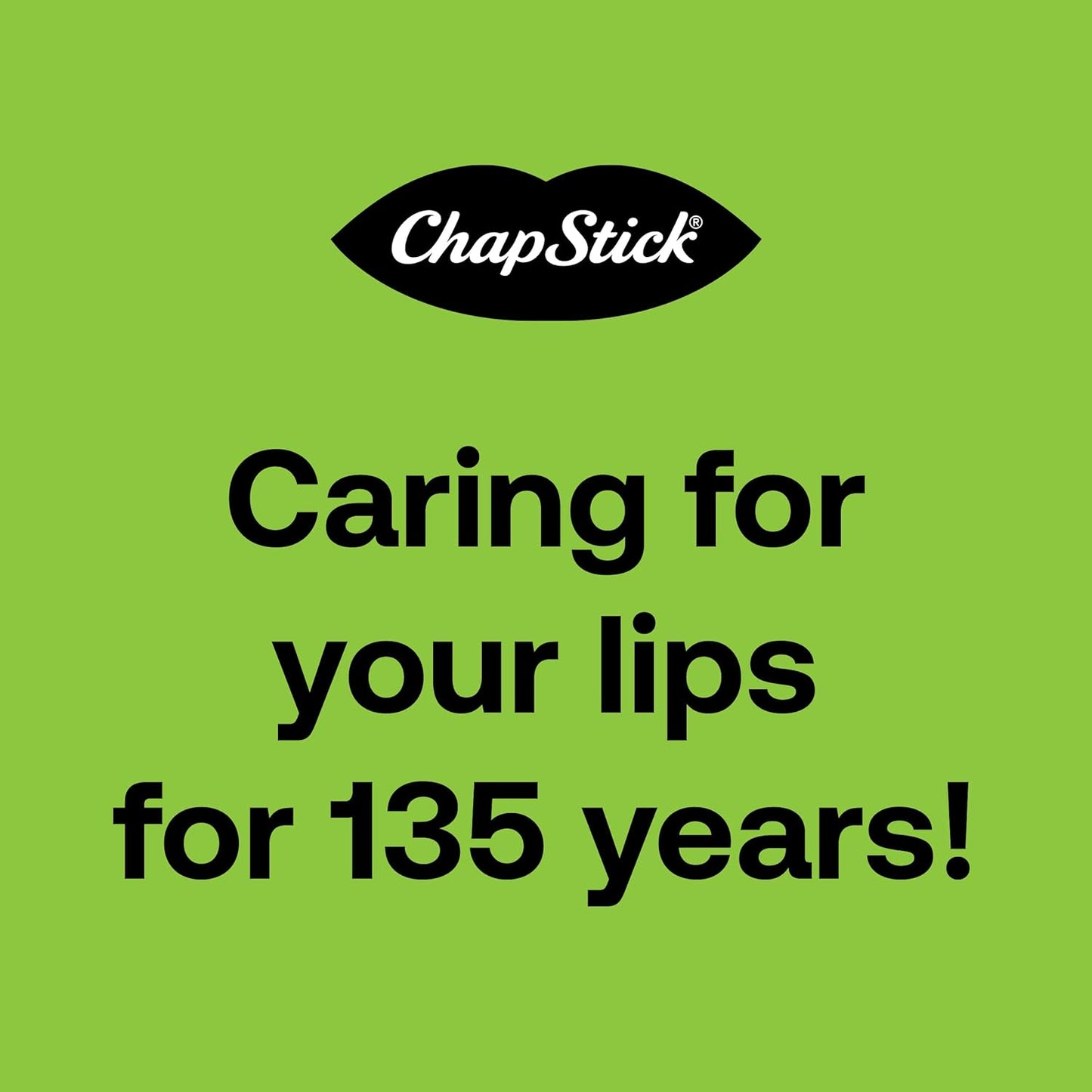 ChapStick Lip Balm, Green Apple, 12-Count in 1 Box – Sweet & Tangy Lip Moisturizer, Christmas Gifts, Stocking Stuffers, .15 Oz Ea