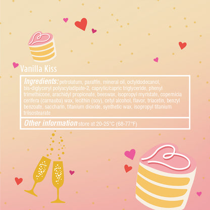 ChapStick Toast to Love Party Favor Lip Balm Pack, Vanilla Kiss, Engagement & Wedding Party Favors, Gift Pack (10 Sticks)