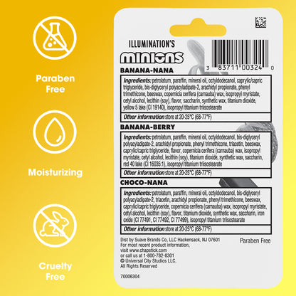 ChapStick Minions Banana-Nana Lip Balm Variety 3-Packs (9 Sticks)
